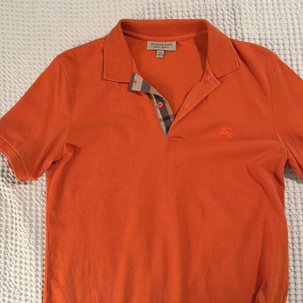 Burberry Polo pique T-shirt size M excellent condition